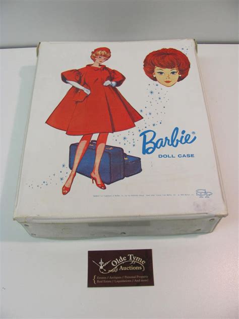 1963 barbie|1963 barbie doll case value.